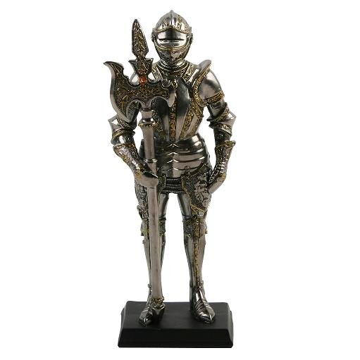 Juliana Med Medieval Knight with Axe Met.Fin Gold H-Lights