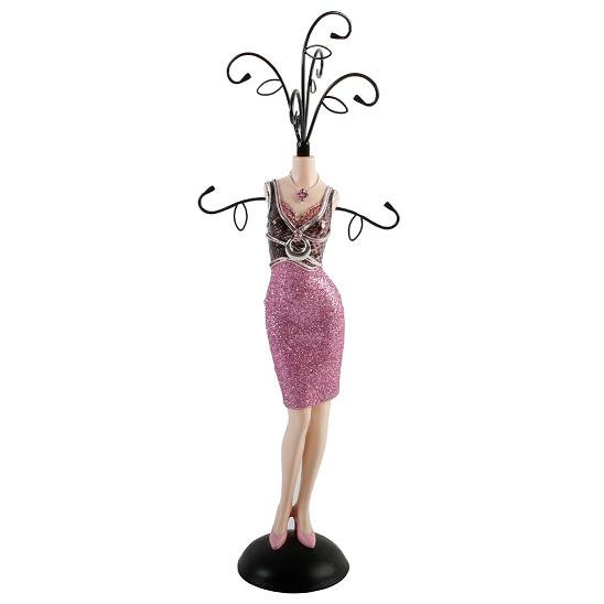 Sophia Jewellery Mannequin Medium - Pink Sparkly Dress