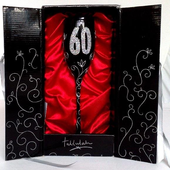 60th Birthday Champagne Flute