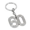 Happy 60th Birthday Keyring