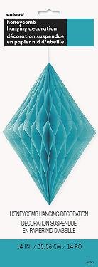 Honeycomb Hanging Decoration Teal