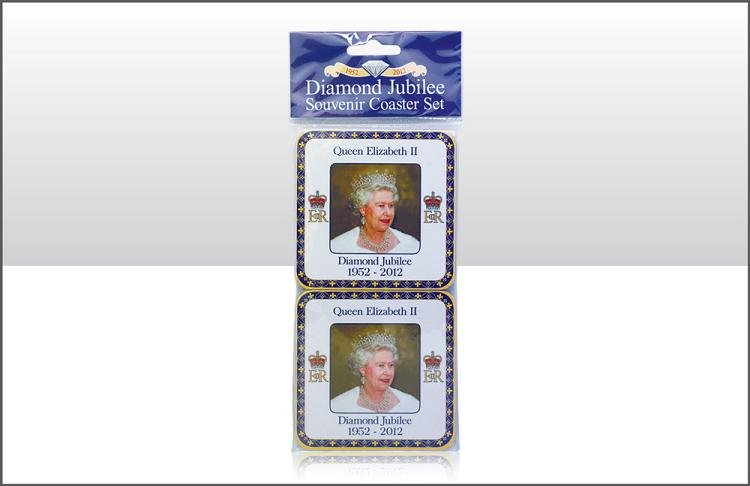 Queen's Diamond Jubilee Coaster Set