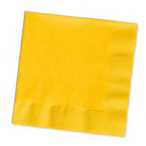 Yellow Lunch Napkins