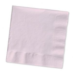 Baby Pink Lunch Napkins Value Pack