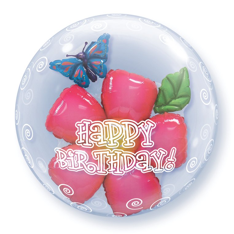 Double Bubble Birthday Flower