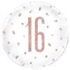 Happy 16th Birthday Foil Balloon Glitz Rose Gold