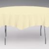 Ivory Plastic Tablecover Round