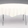 White Plastic Tablecover Round
