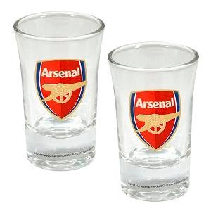 Arsenal Shot Glasses 2pk
