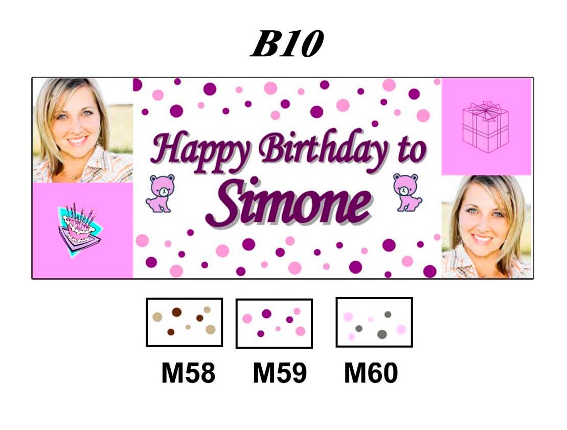 Happy Birthday Banner B10