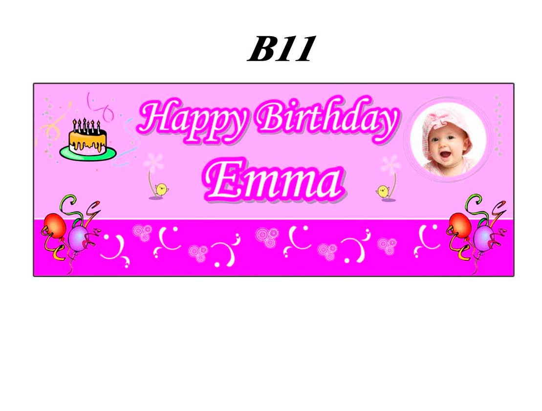 Happy Birthday Banner B11