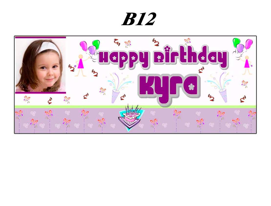 Happy Birthday Banner B12