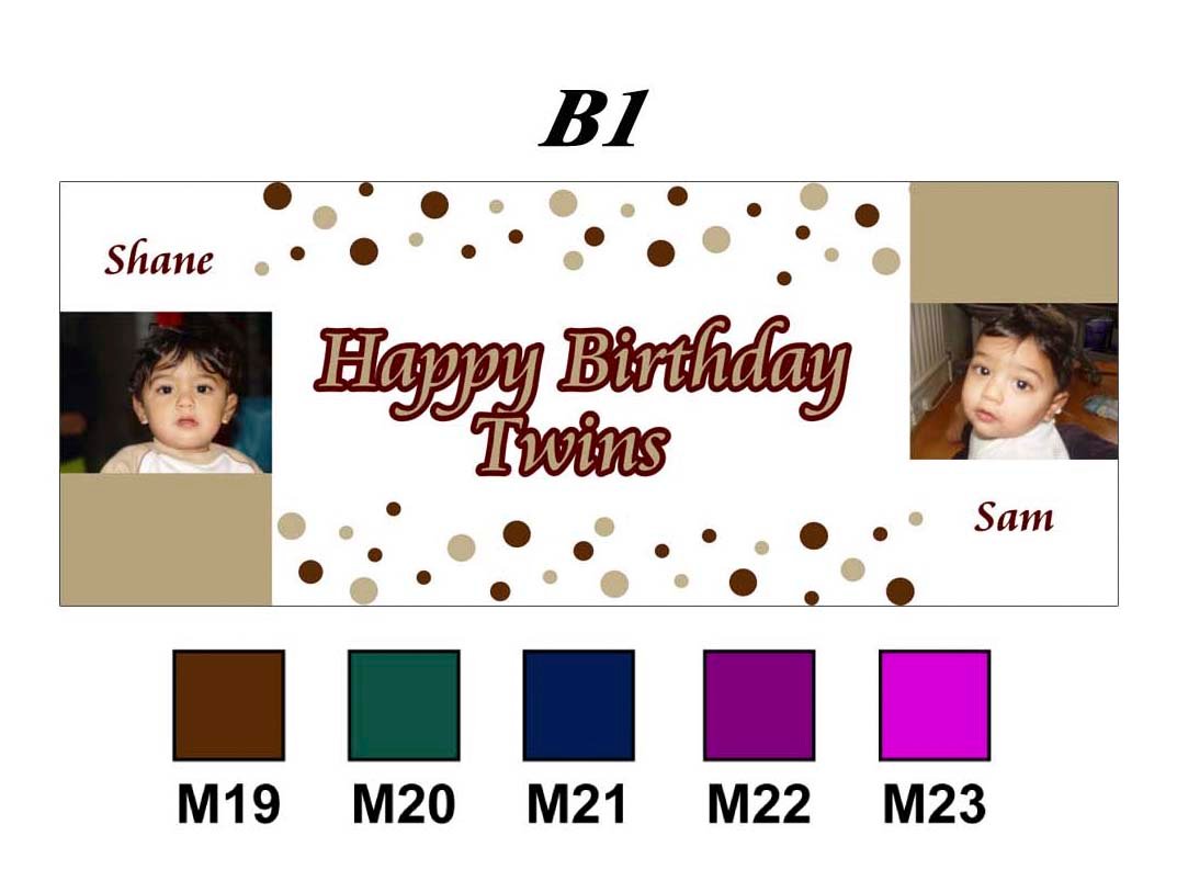 Happy Birthday Banner B1