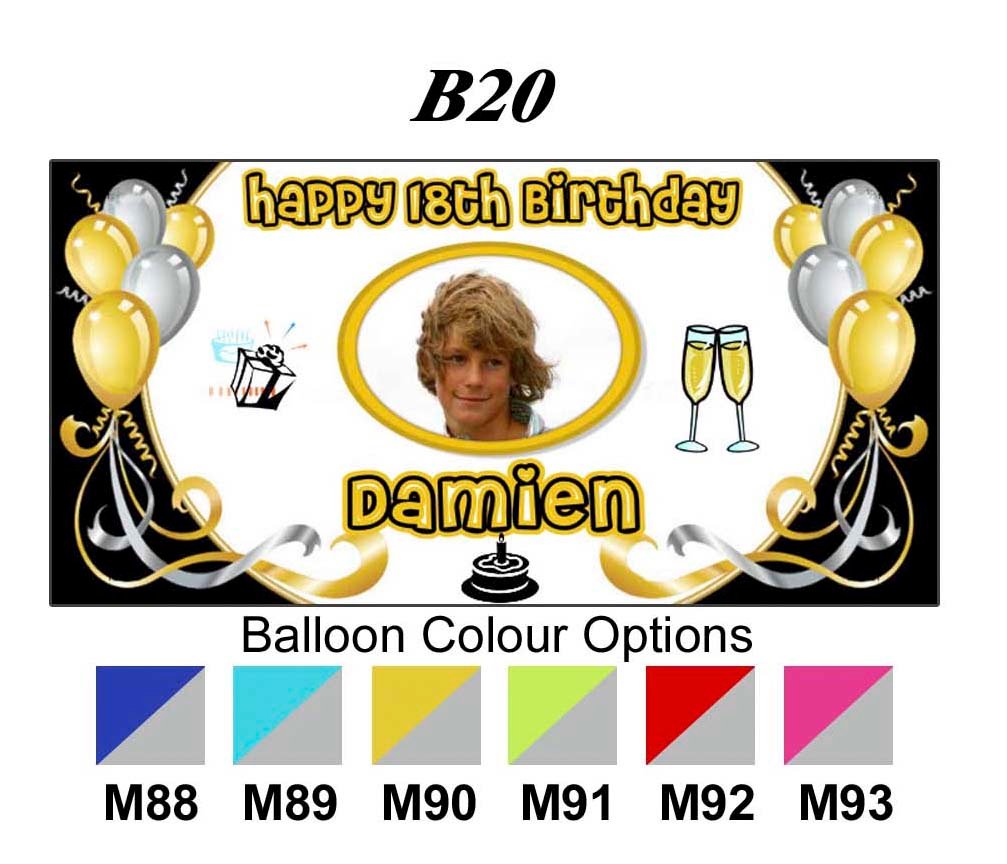 Happy Birthday Banner B20