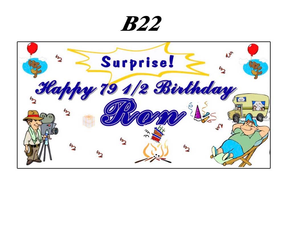 Happy Birthday Banner B22