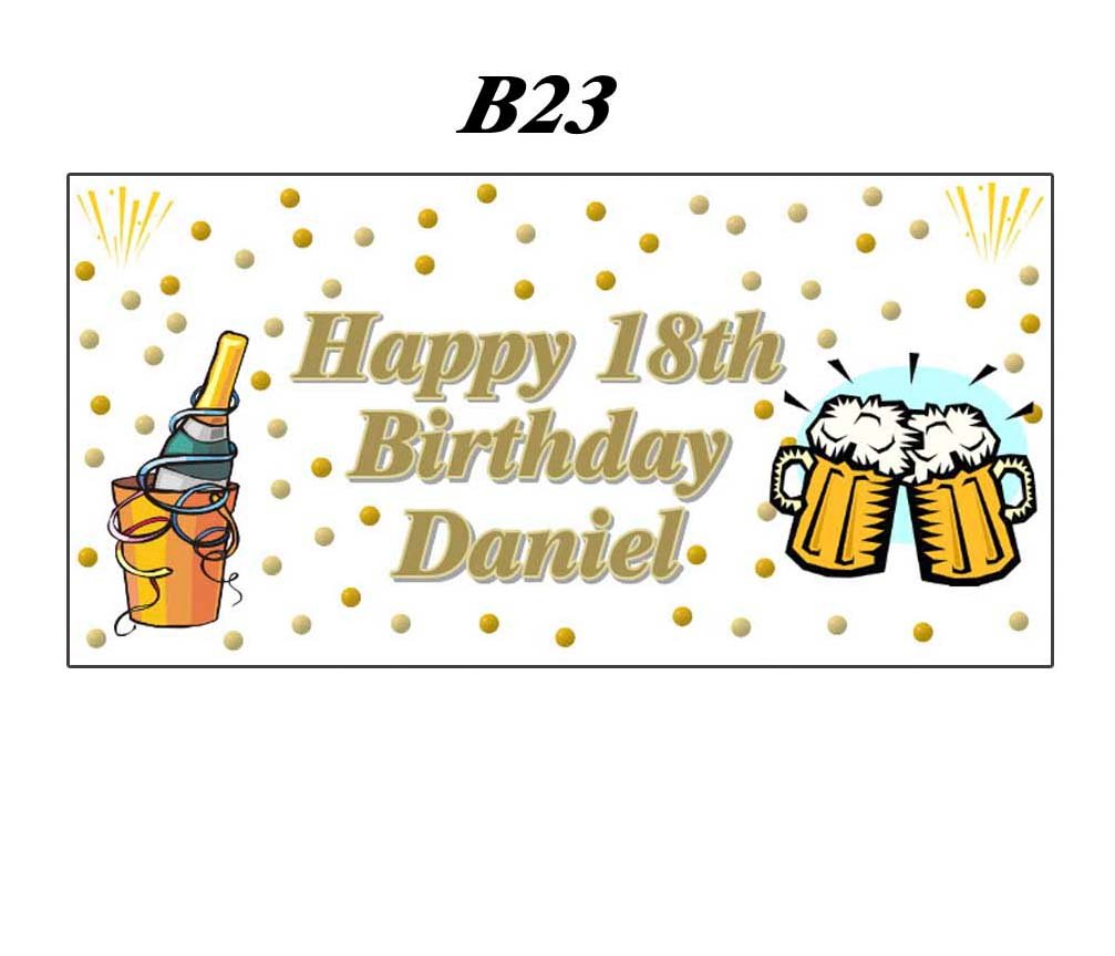 Happy Birthday Banner B23