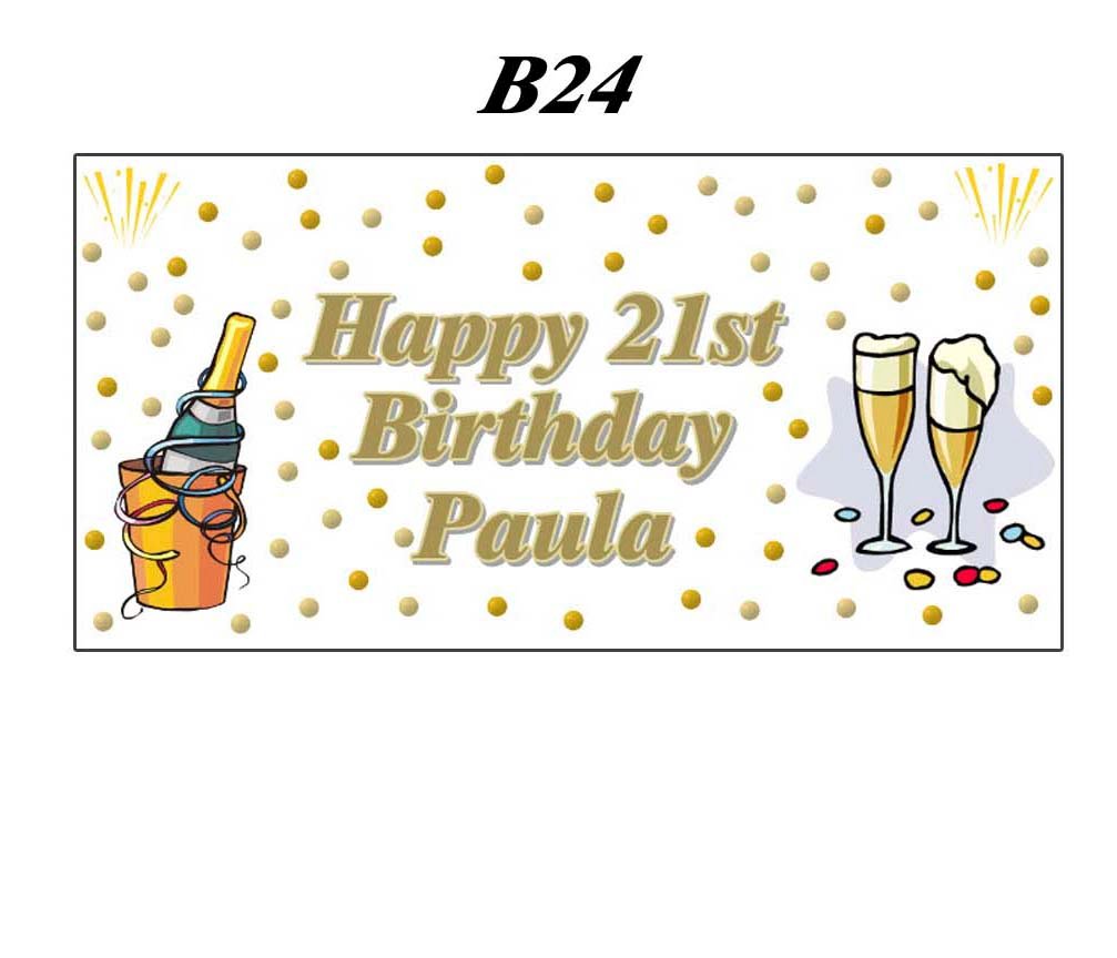Happy Birthday Banner B24