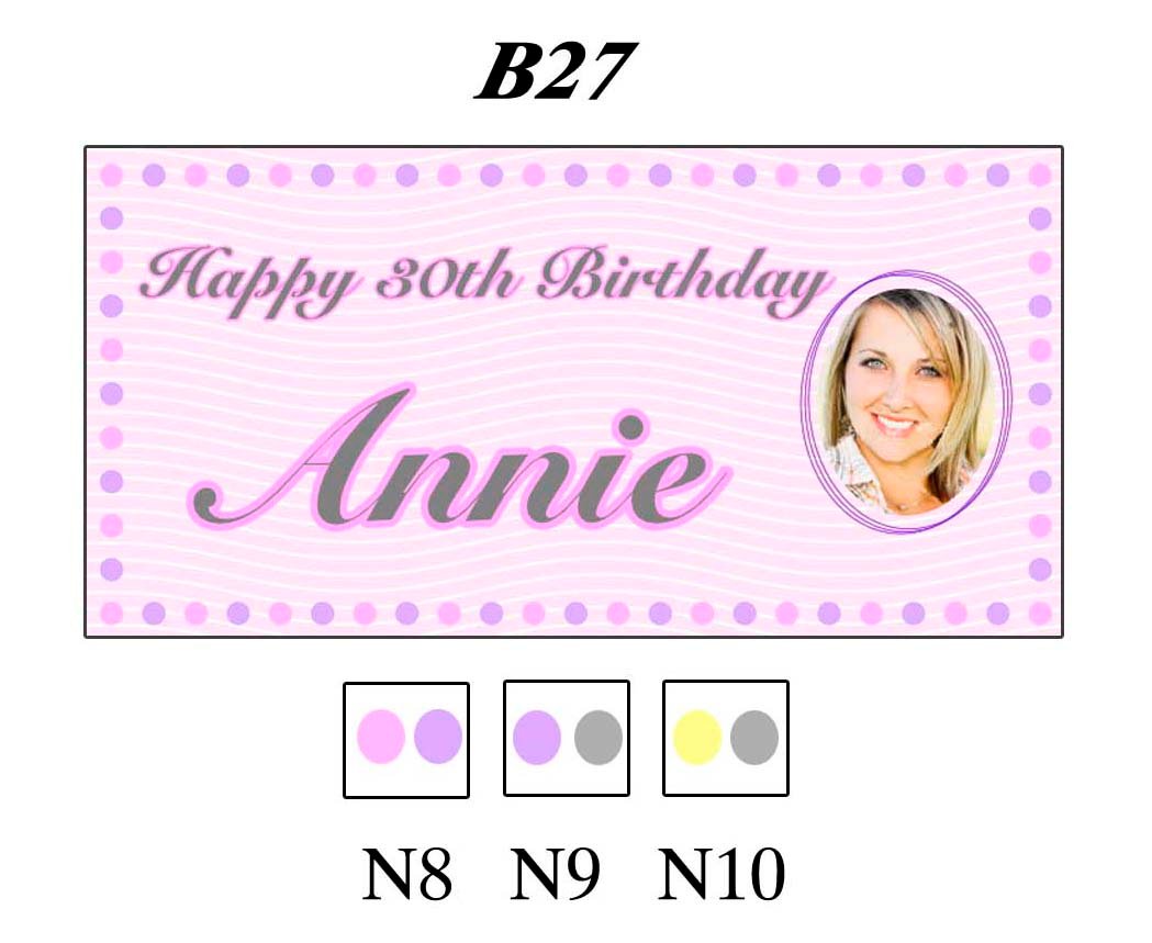Happy Birthday Banner B27