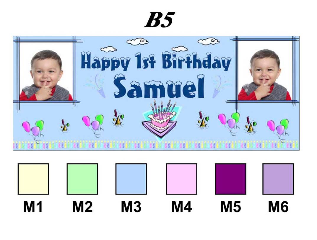 Happy Birthday Banner B5