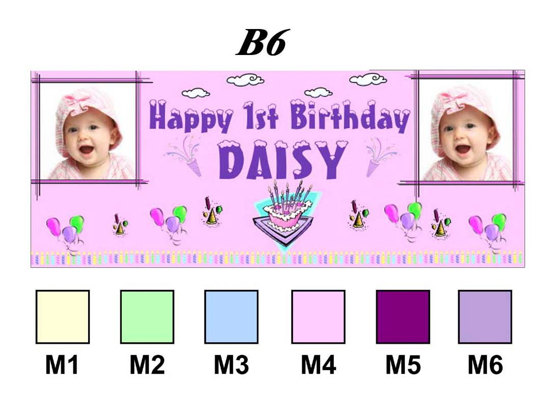 Happy Birthday Banner B6