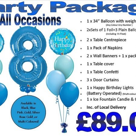 Party Package Blue