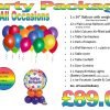 Party Package Multi Coloured