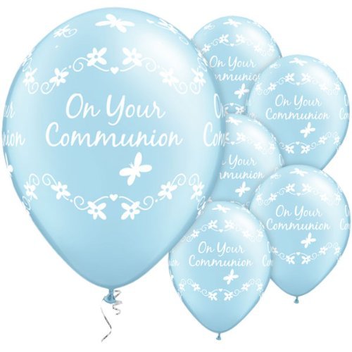 Communion Boy Latex Balloons