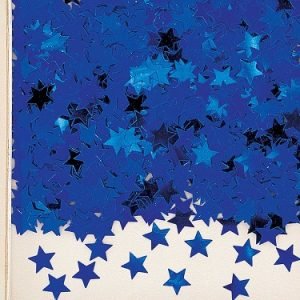 Stars Blue Confetti