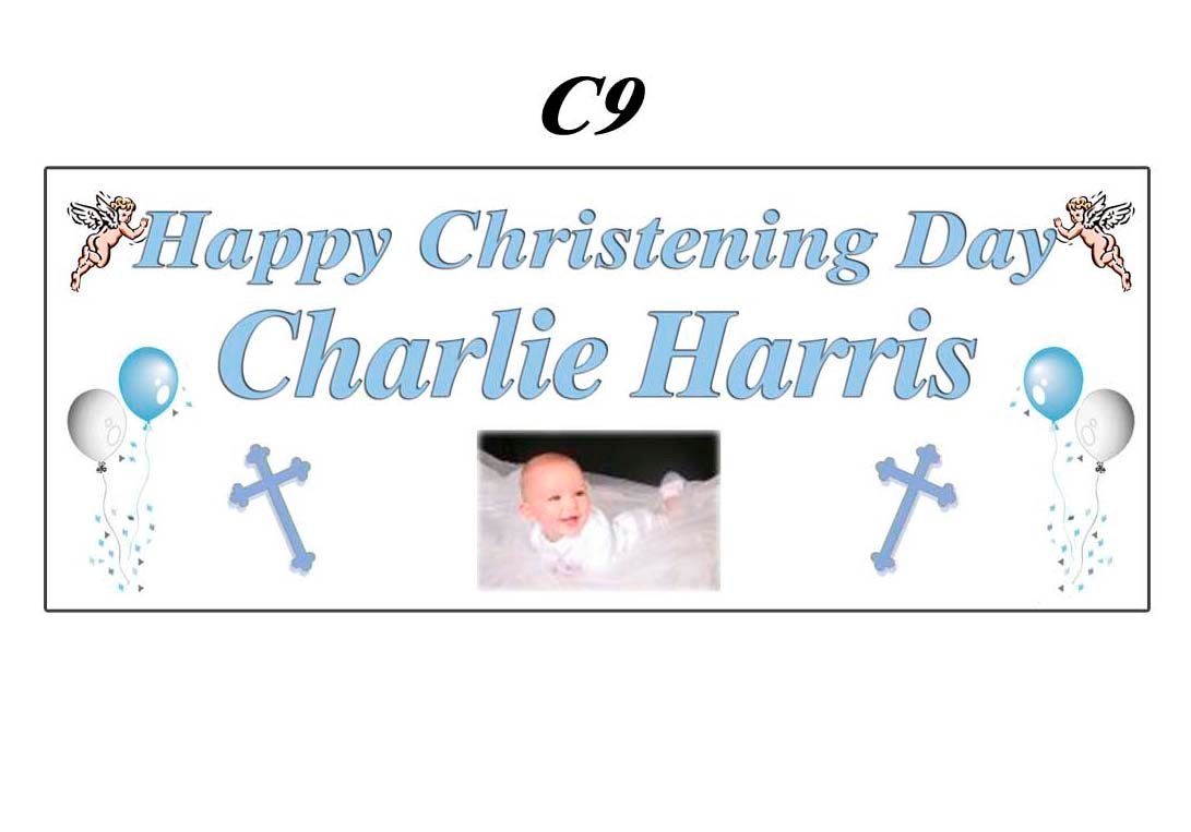Happy Chrstening Banner C9