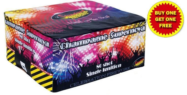 Champagne Supernova Fireworks