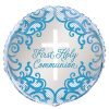 Communion Blue Foil Balloon