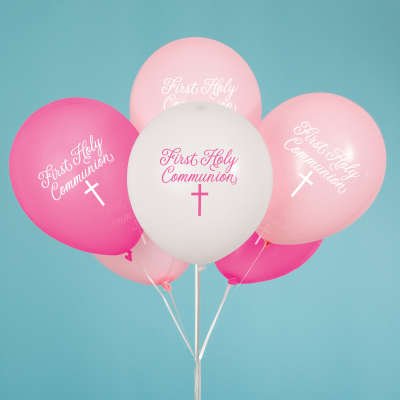 Communion Pink Latex Balloon2
