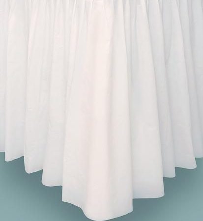 Ivory Plastic Table Skirt