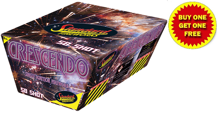 Crescendo Single Ignition Fireworks