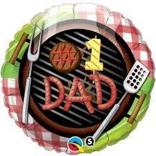 No 1 Dad Foil Balloon