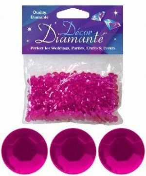 Diamante Diamonds Cerise