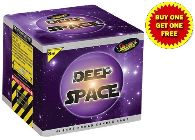 Deep Space Roman Candle Cake