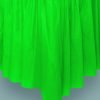 Emerald Green Plastic Table Skirt