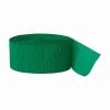 Crepe Streamers Emerald Green