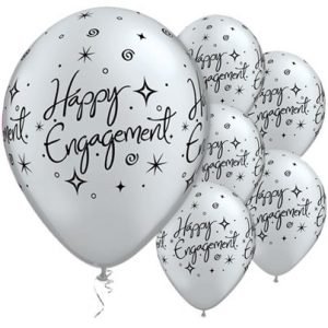 Happy Engagement Latex Balloons