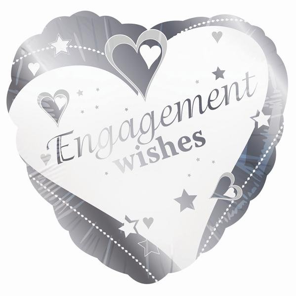 Engagement Wishes Foil Balloon