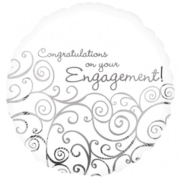 Congratulations On Your Engagement! Foil Balloon