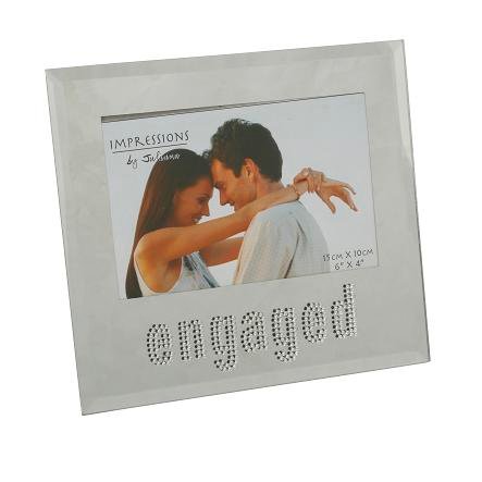 Engagement Mirror Photo Frame