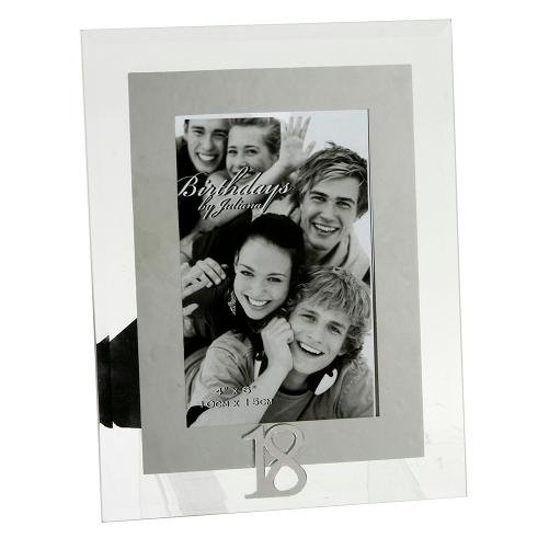 Happy 18th Birthday Glass Photo Frame