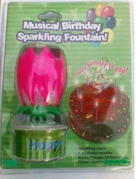 Muscial Flower Candle