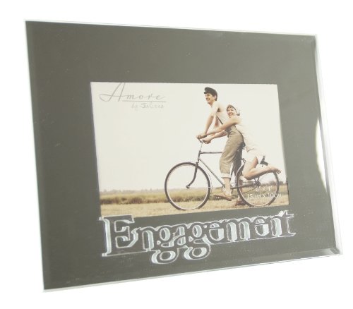 Engagement Mirrored Letter Photo Frame