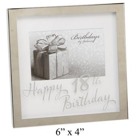 Happy 18th Birthday Photo Frame Mirror Print