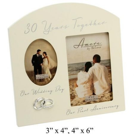 Happy 30th Anniversary Amore Photo Frame