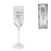 Happy 90th Birthday Flute Glass