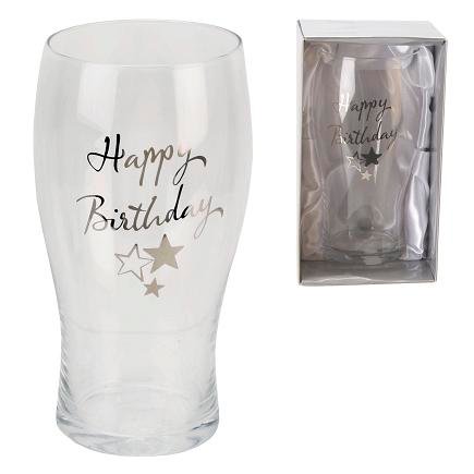 Happy Birthday Pint Glass